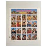 1993 USA Post Office Legends of The West Stamps