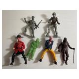 Lot of Vintage Horseback Riders and Army Men Large