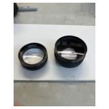 2 - 35MM CAMERA LENSES: 1 TELEPHOTO, 1 WIDE ANGLE