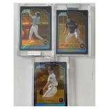 3 - 2003 BOWMAN CHROME "GOLD REFRACTORS"