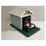 Vintage Just Married Music Box Diorama