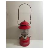 ANTIQUE RED COLEMAN LANTERN 1940S