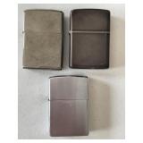 1991, 2000, 2011 ZIPPO LIGHTERS - ALL USED