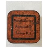 ANTIQUE WESTINGHOUSE AUTOMOBILE LAMP KIT TIN