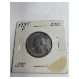 1937 P Quarter