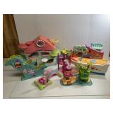 TOTE FULL OF LITTLEST PET SHOP PLAYSETS