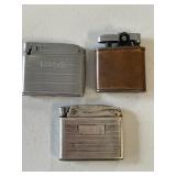 3 VINTAGE RONSON LIGHTERS