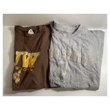 2 College Football Tshirts