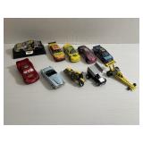 LOT OF 10 1/64 SCALE DIECAST CARS & TRUCKS