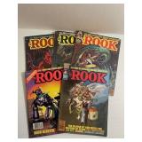 Lot of 5 Vintage 1980s Rook Comic Books