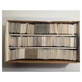 Box of 1000s of Mixed Sports Cards