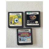 3 NINTENDO DS GAMES
