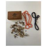 VINTAGE CUFFLINKS, COSTUME JEWELRY, ETC.