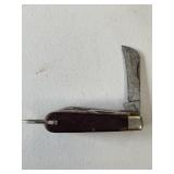 VINTAGE KLEIN 3 BLADE ELECTRICIAN KNIFE