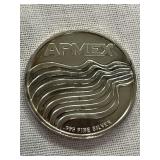 2014 APMEX 1 OZ. SILVER ROUND WAVY FLAG .999 FINE