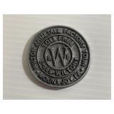 Wilton Cake Pan Factory Tour Souvenir Coin