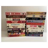 LOT OF 20 VINTAGE VHS TAPES