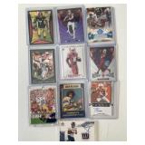 10 ROOKIES & STARS FOOTBALL CARDS