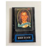 VINTAGE MANON RHEAUNE COLLECTOR CARD PLAQUE