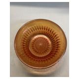 4 3/4" Marigold Carnival Glass Fruit/Candy Dish