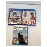 3 PS4/PS5 MADDEN NFL GAMES