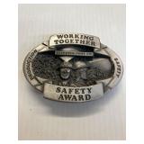 HELVETIA COAL CO. SAFETY AWARD BELT BUCKLE