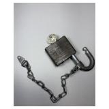 Masterlock J452 laminated steel lock w/brass key