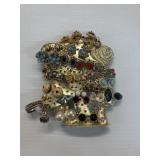 CAST IRON EARRING HOLDER W/ EARRING PAIRS