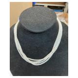 14K 18" 4-STRAND NECKLACE