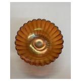 Imperial Glass Marigold Carnival Glass piller flut