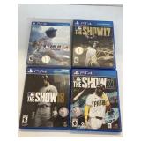4 PS3/PS4 MLB THE SHOW GAMES