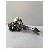 VINTAGE STAR WARS IMPERIAL SPEEDER W/ FIGURE