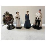 VINTAGE 4 STARWARS DISNEY STORE PLAYSET FIGURES