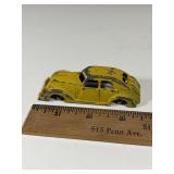 Yellow Metal Hubley w/o Wheels Streamline Coupe