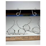 Vintage Wire Rim Bi-Fogal eyeglass Intricate desig