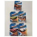 5 NEW HOTWHEEL CARS X 5