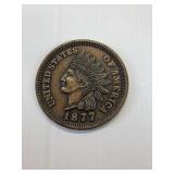 1877-S INDIAN CENT "LARGE"