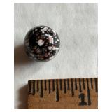 BLACK, RED, WHITE SPECKLED MARBLE VINTAGE SHOOTER