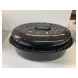 15' GRANITEWARE OVAL ROAST PAN