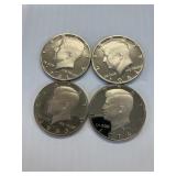 PROOF JFK HALVES 1981-S,82-S,83-S,84-S X 4