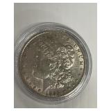 1898  MORGAN SILVER DOLLAR AU BU