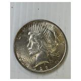 1923 PEACE SILVER DOLLAR BU