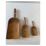 WOODEN SCOOPS