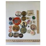 VINTAGE POLITICAL BUTTONS/PINS