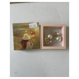 BEST WISHES FOR YOU, EARRINGS, GOLD/PEARL