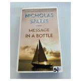 MESSAGE IN A BOTTLE, PAPERBACK BOOK, NEW