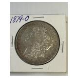1879-O  MORGAN SILVER DOLLAR AU BU