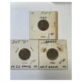 WHEAT PENNY ERROR LOT