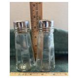 GEMCO SALT/PEPPER SHAKERS W/ METAL LIDS #13, #14