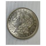 1921 MORGAN SILVER DOLLAR AU/BU
